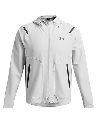 UNDER ARMOUR | Giacca con cappuccio da uomo UA Unstoppable | grau